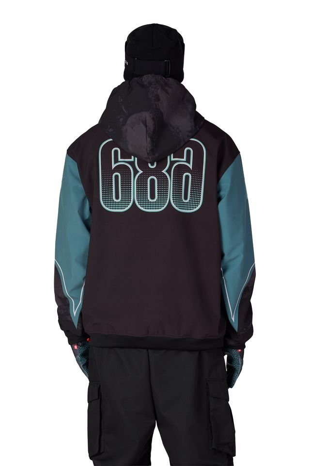 686 2027 Fox Racing Waterproof Team Hoody - Fox Pale Firn - Switch Skate & Snow