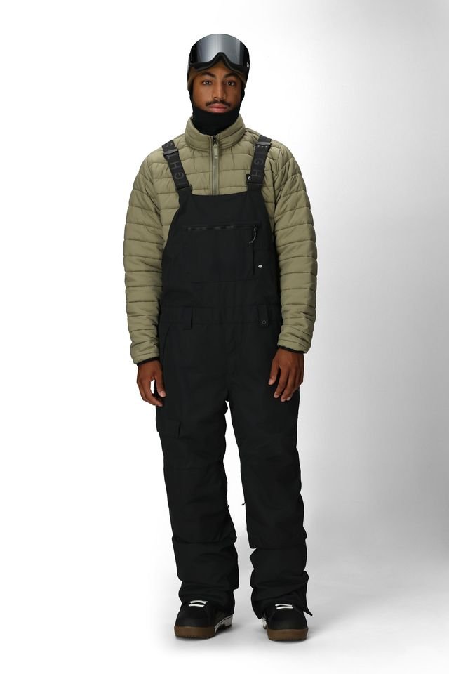 686 2027 Hot Lap Insulated Bib - Black - Switch Skate & Snow