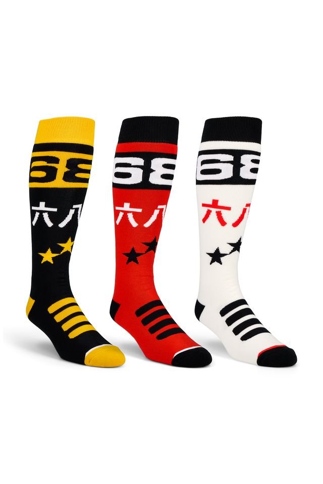 686 2027 Swiss 3-Pack Socks - Assorted - Switch Skate & Snow