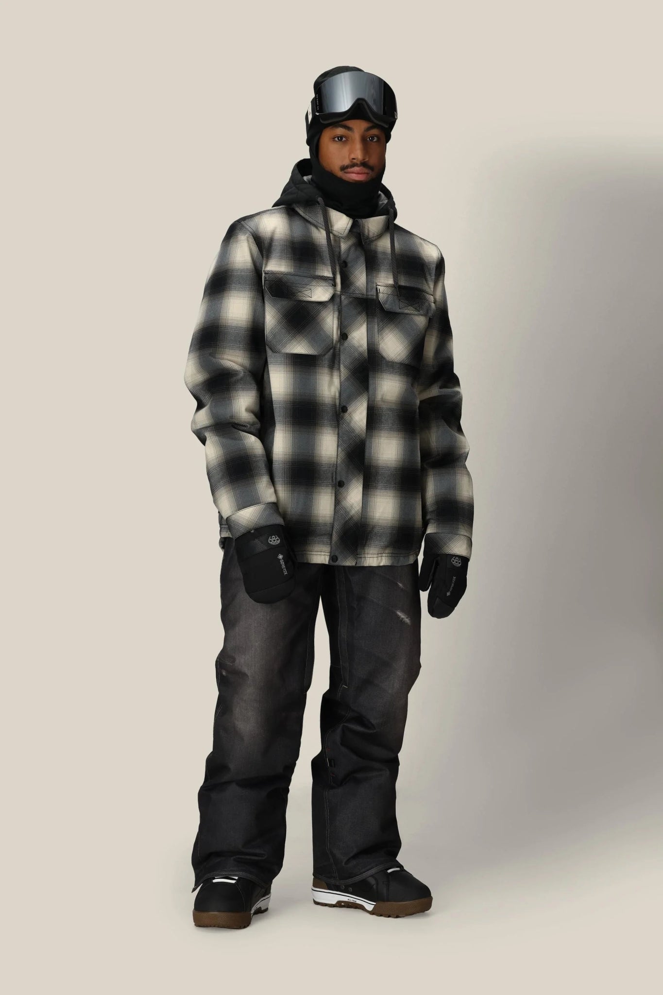 686 Deconstructed Denim Pants 2026 - Black Denim - Switch Skate & Snow
