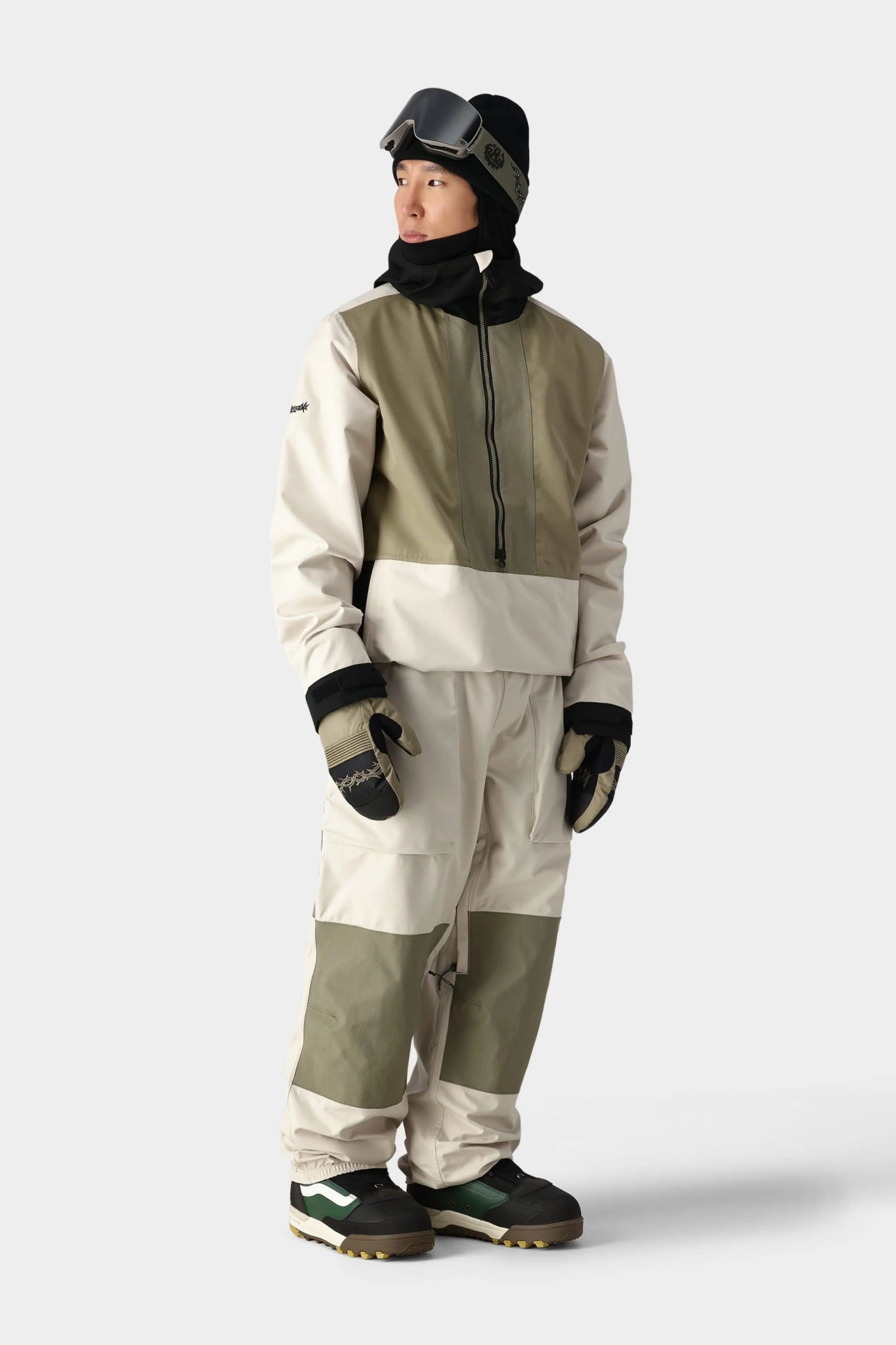 686 Ghost 2.5L Anorak 2025 Jacket - Welcome Limestone - Switch Skate & Snow