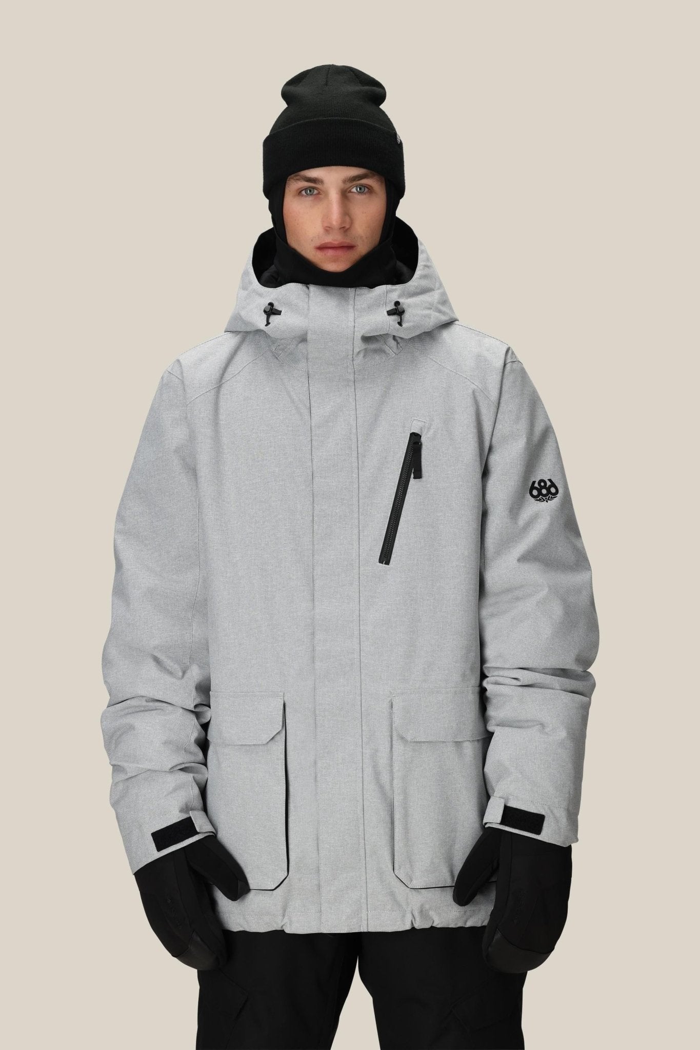 686 Nightline Insulated Jacket 2026 - Limestone Dobby - Switch Skate & Snow