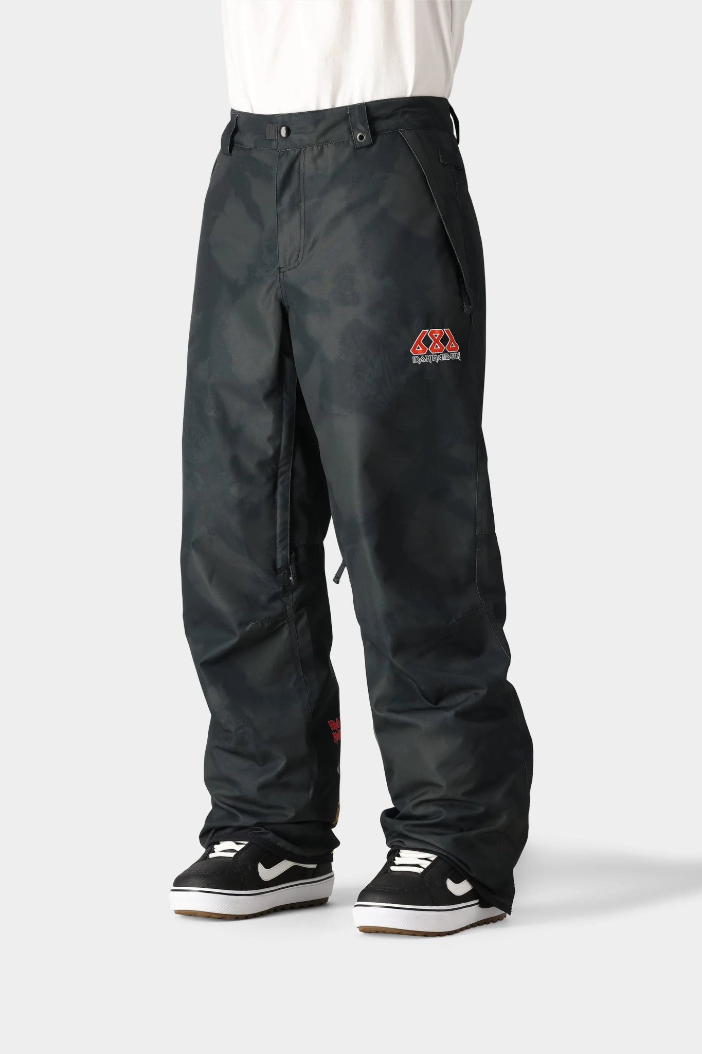 686 Standard Pant Snowpants 2025 - Iron Maiden Eddies Black - Switch Skate & Snow