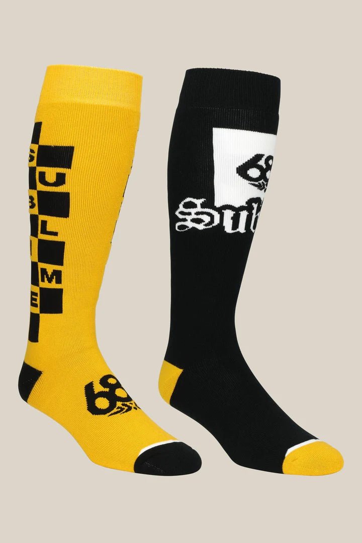 686 Sublime Socks 2 - Pack 2026 - Assorted - Switch Skate & Snow