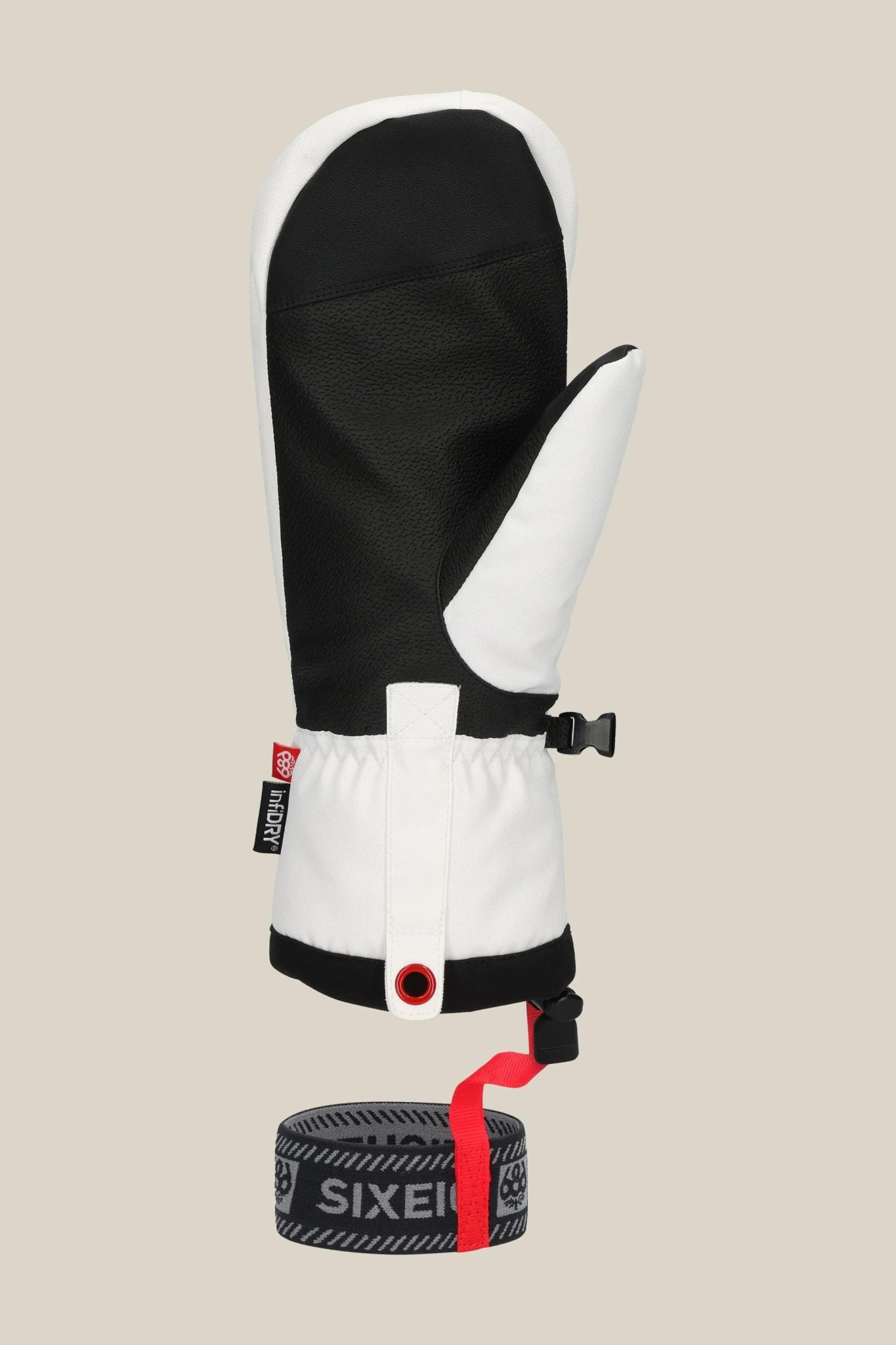 686 Team Merino Mitt 2026 - White - Switch Skate & Snow