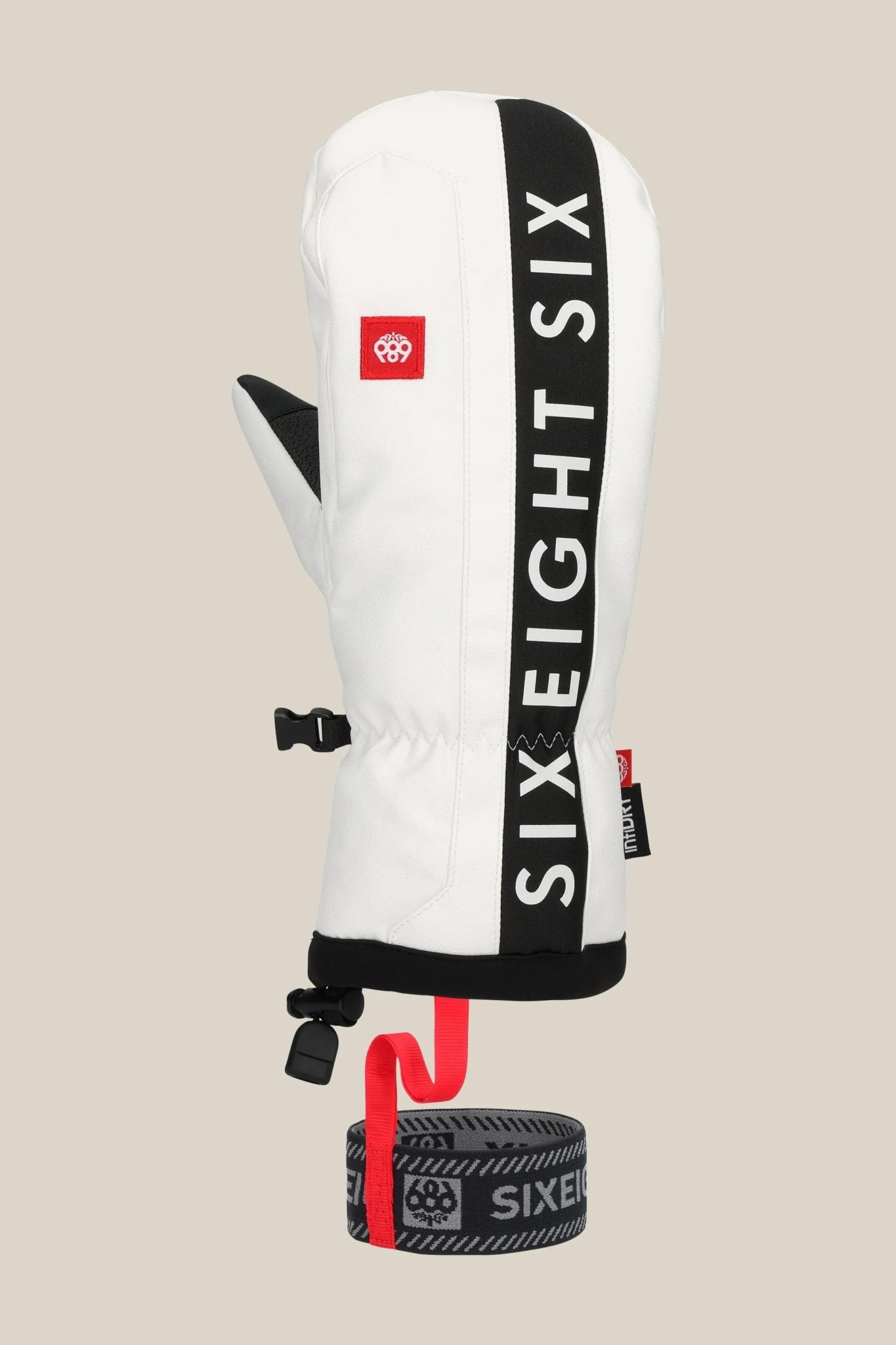686 Team Merino Mitt 2026 - White - Switch Skate & Snow