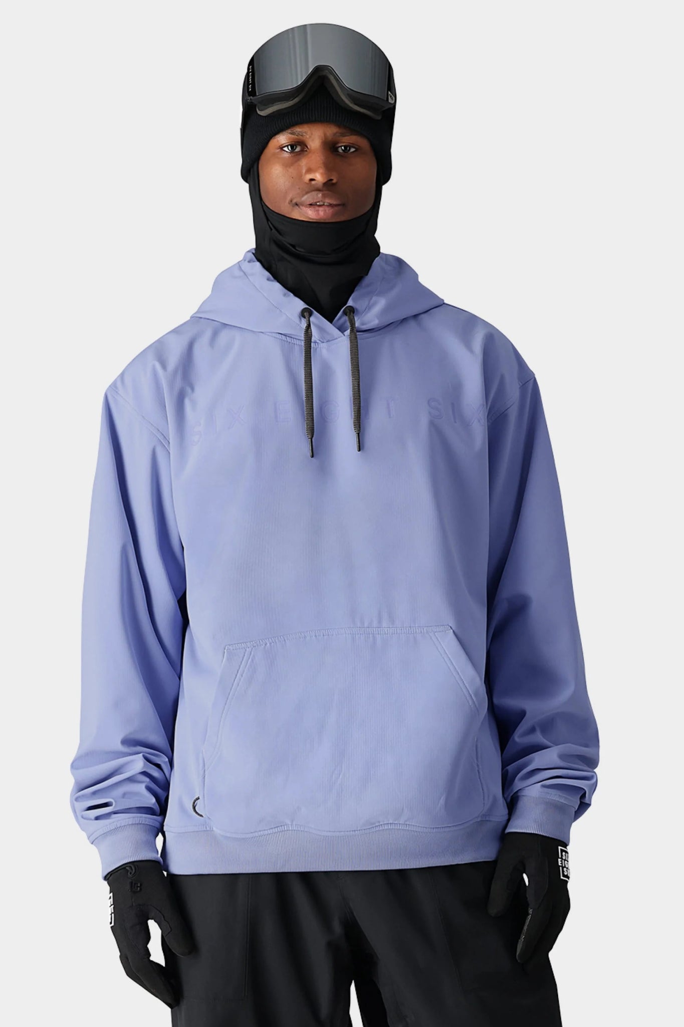 686 Waterproof Team Hoodie 2025 - Purple Impression - Switch Skate & Snow