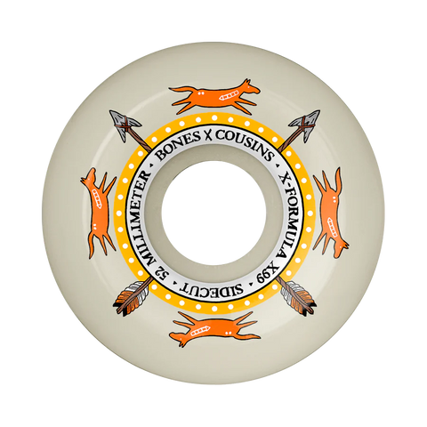 Bones X-Formula Cousins x Skateboarding V5 Wheels - 52mm 99A