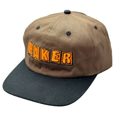 Baker Crumb Snapback Hat - Brown/Black