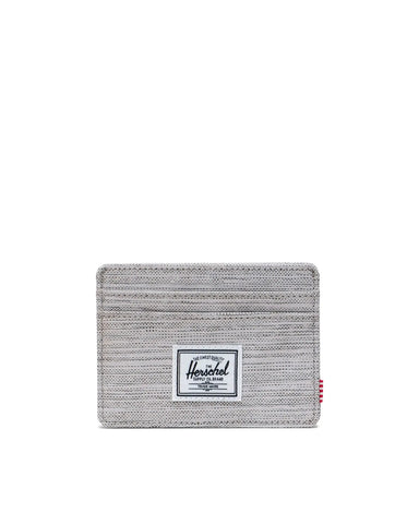 Herschel Charlie Cardholder Wallet - Light Grey Crosshatch