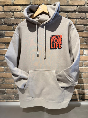 Switch For Life Goose Logo Heavyweight Hoody - Sand