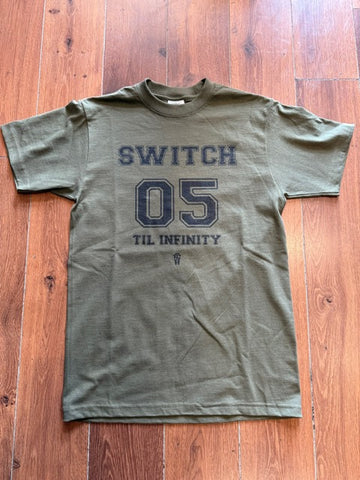 Switch 05 Til Infinity Heavyweight T-Shirt -  Army Green