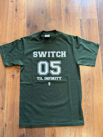 Switch 05 Til Infinity Heavyweight T-Shirt - Forest Green