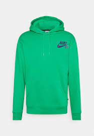 Nike SB Icon Pullover Hoodie - Green/Navy