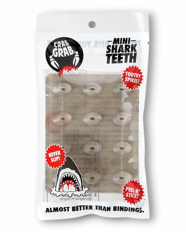 Crab Grab Mini Shark Teeth Stomp Pad - Smoke