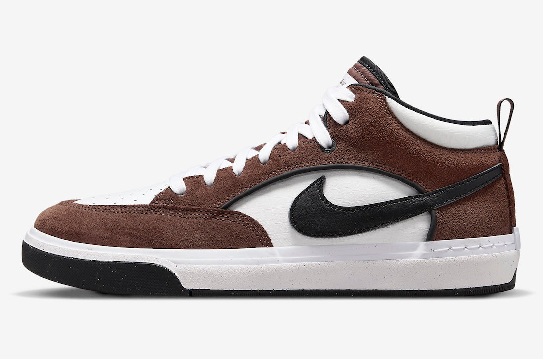 Nike SB React Leo Light Chocolate Black White Black Switch