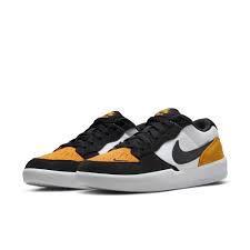 Nike SB Force 58 Shoes - University Gold/Black-White