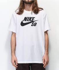 Nike SB Logo Youth T-Shirt - White/Black