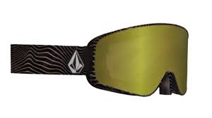 Volcom 2025 Odyssey Goggle - OP Art/Gold Chrome