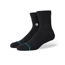 Stance Socks Icon Quarter 3 Pack - Black