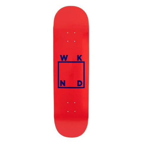 WKND Box Logo Deck - 8.6 - RED/BLUE *ONLINE ONLY*