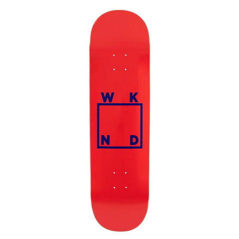 WKND Box Logo Deck - 8.6 - RED/BLUE *Online Only*