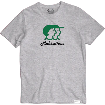 Mehrathon R&S Corporate T-Shirt – Heather Grey Skate Streetwear Tee
