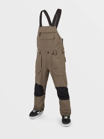 Volcom 2024 Roan Bib Overall - Teak