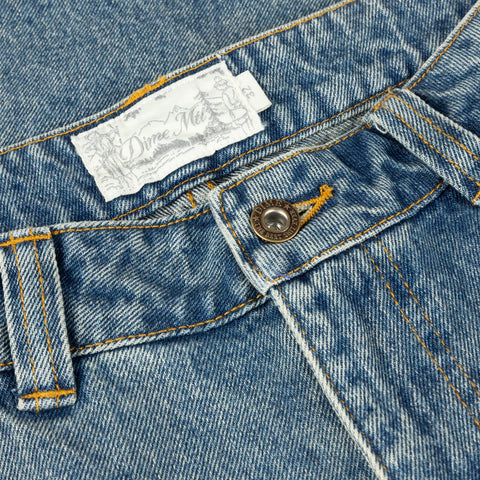 Dime Classic Denim Shorts - Sandblasted Indigo
