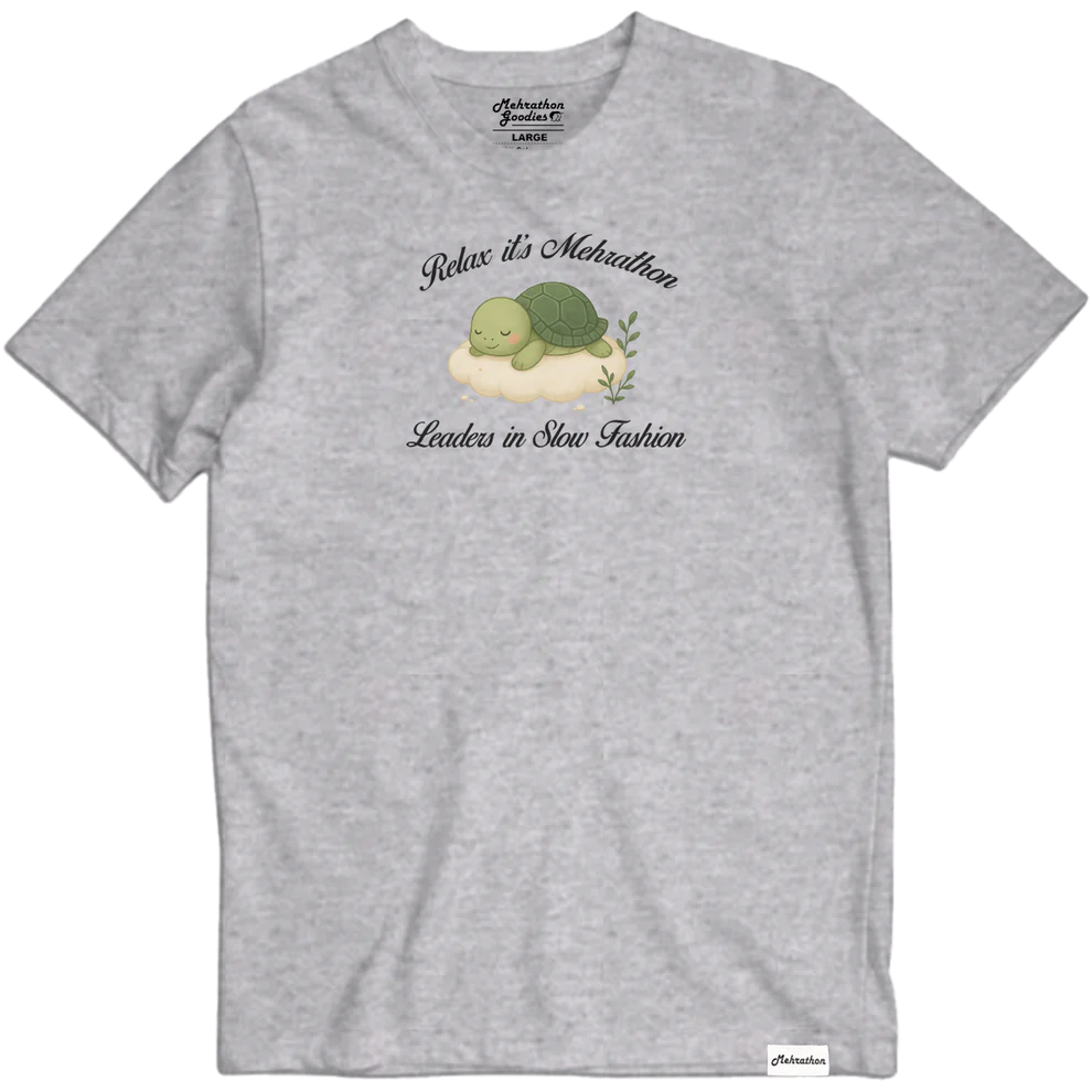 Mehrathon Slow Fashion T-Shirt – Heather Grey Skate Streetwear Tee