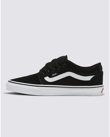 Vans Chukka Low Sidestripe Shoes - Black/White