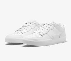 Nike SB Force 58 PRM L Shoes - White/White