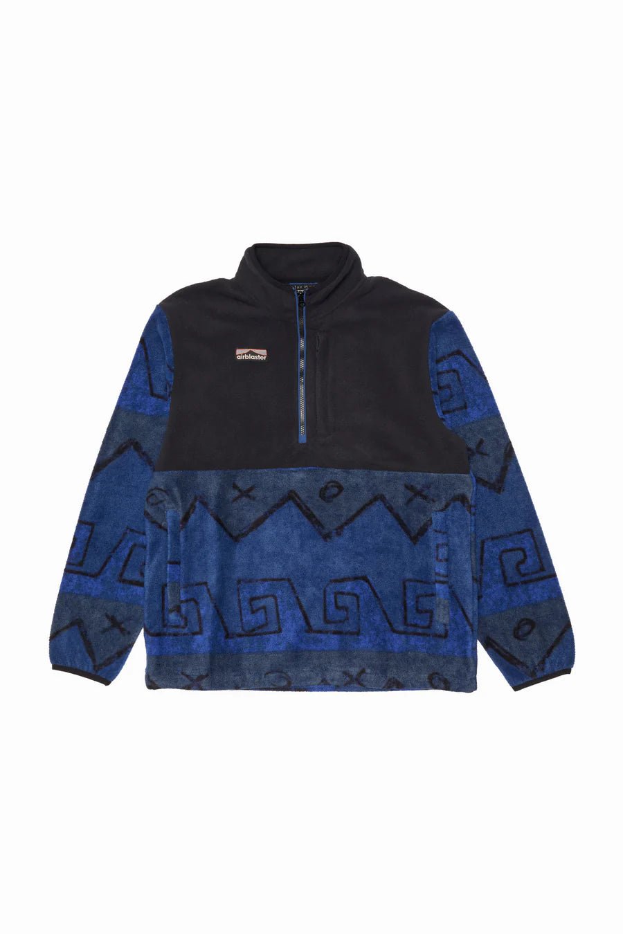 Airblaster 2026 Fleece Half Zip - Dark Wave - Switch Skate & Snow