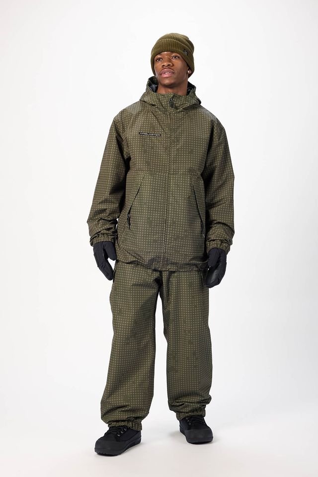 Airblaster 2027 Access Jacket - Olive Grid - Switch Skate & Snow