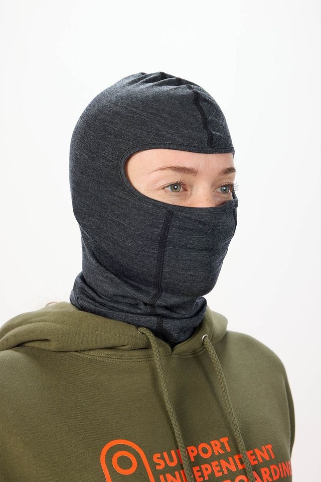 Airblaster 2027 Merino Ninja Face Facemask - Black - Switch Skate & Snow