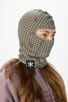 Airblaster 2027 Ninja Face Facemask - Olive Grid - Switch Skate & Snow