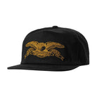 Anti Hero Basic Eagle Snapback - Black/Gold - Switch Skate & Snow