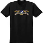 Anti Hero Eagle Ringspun T-Shirt - Black - Switch Skate & Snow