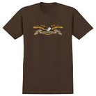 Anti Hero Eagle Ringspun T-Shirt - Brown/Black - Switch Skate & Snow