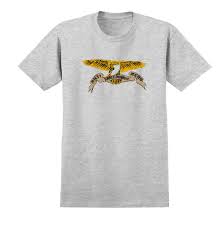 Anti Hero Kenji Eagle Premium Print T-Shirt - Athletic Heather - Switch Skate & Snow
