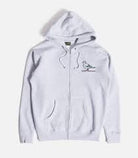 Anti Hero Lil Pigeon EMB Zip-Up Hoodie - Heather Grey - Switch Skate & Snow