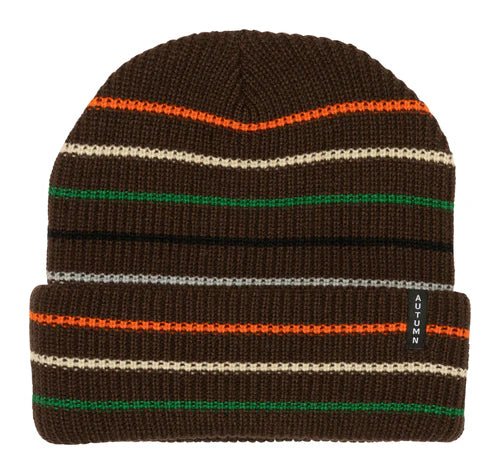 Autumn 2025 Select Multi Stripe Beanie - Brown - Switch Skate & Snow