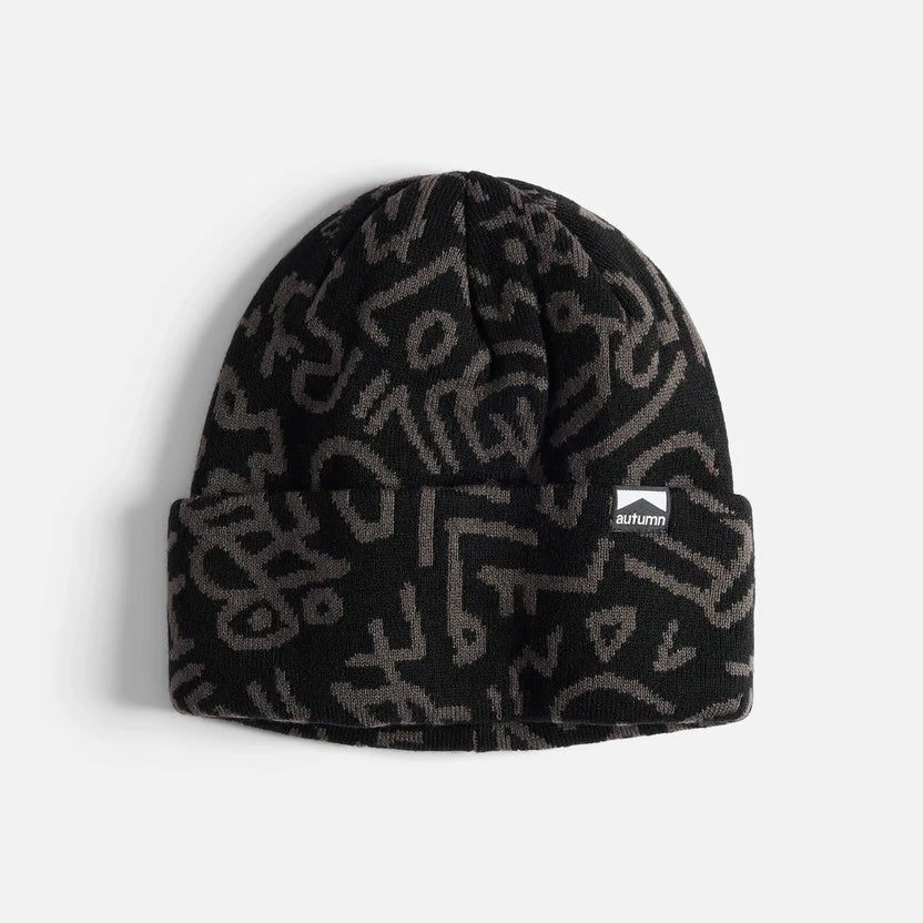 Autumn 2026 Soul Camo Beanie - Black - Switch Skate & Snow