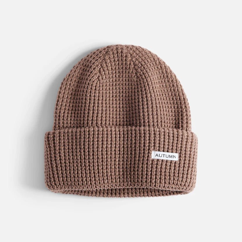 Autumn 2026 Waffle Beanie - Dusty Mauve - Switch Skate & Snow