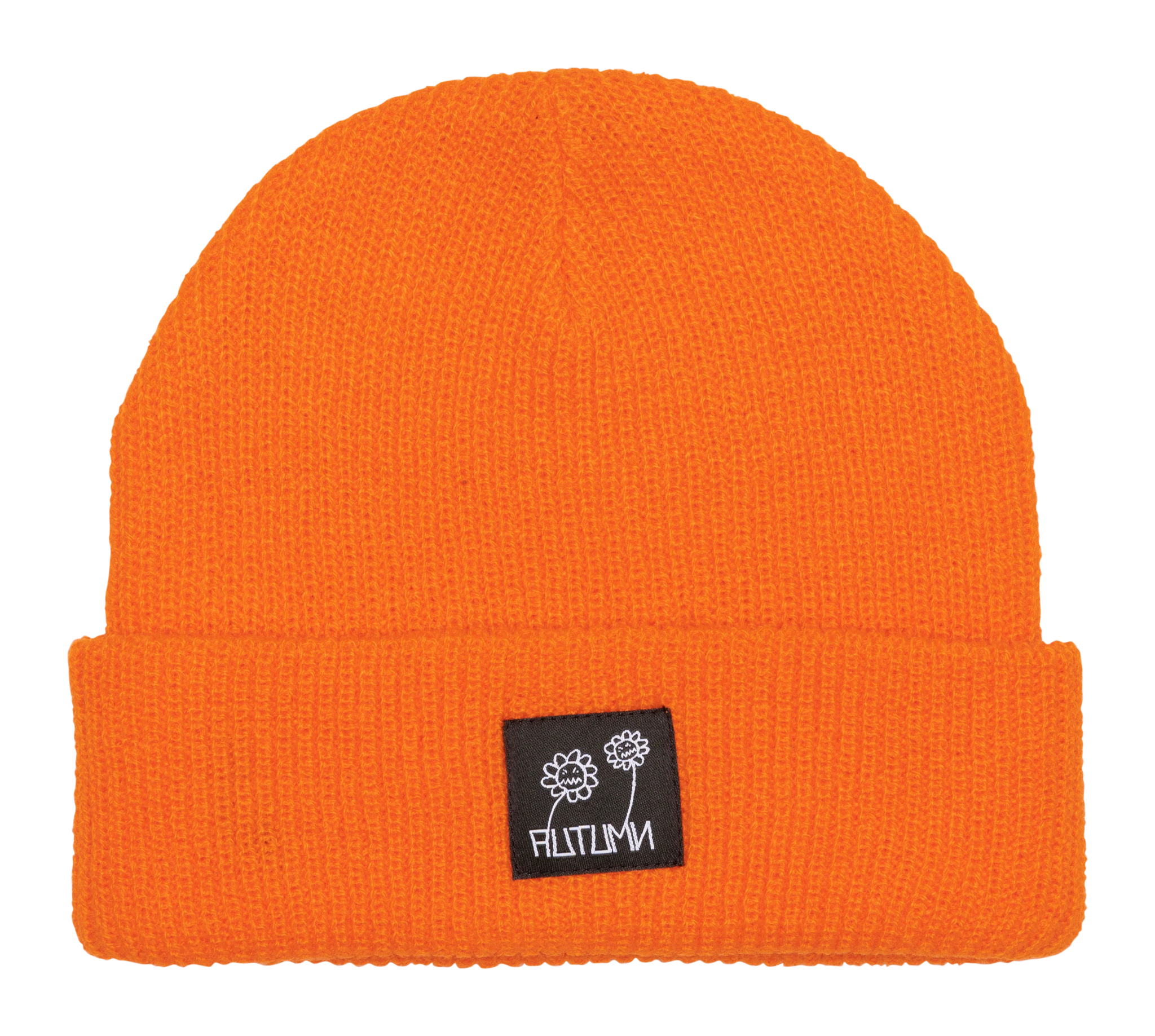 Autumn Simple Label Beanie - Orange - Switch Skate & Snow