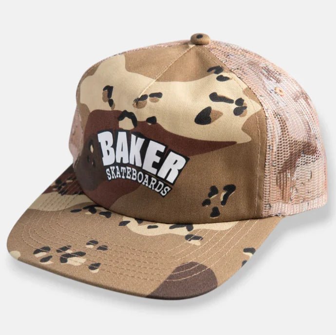 Baker Arch Logo Snapback Hat - Desert Camo - Switch Skate & Snow