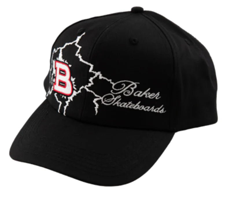 Baker Electrified Snapback Hat - Black - Switch Skate & Snow