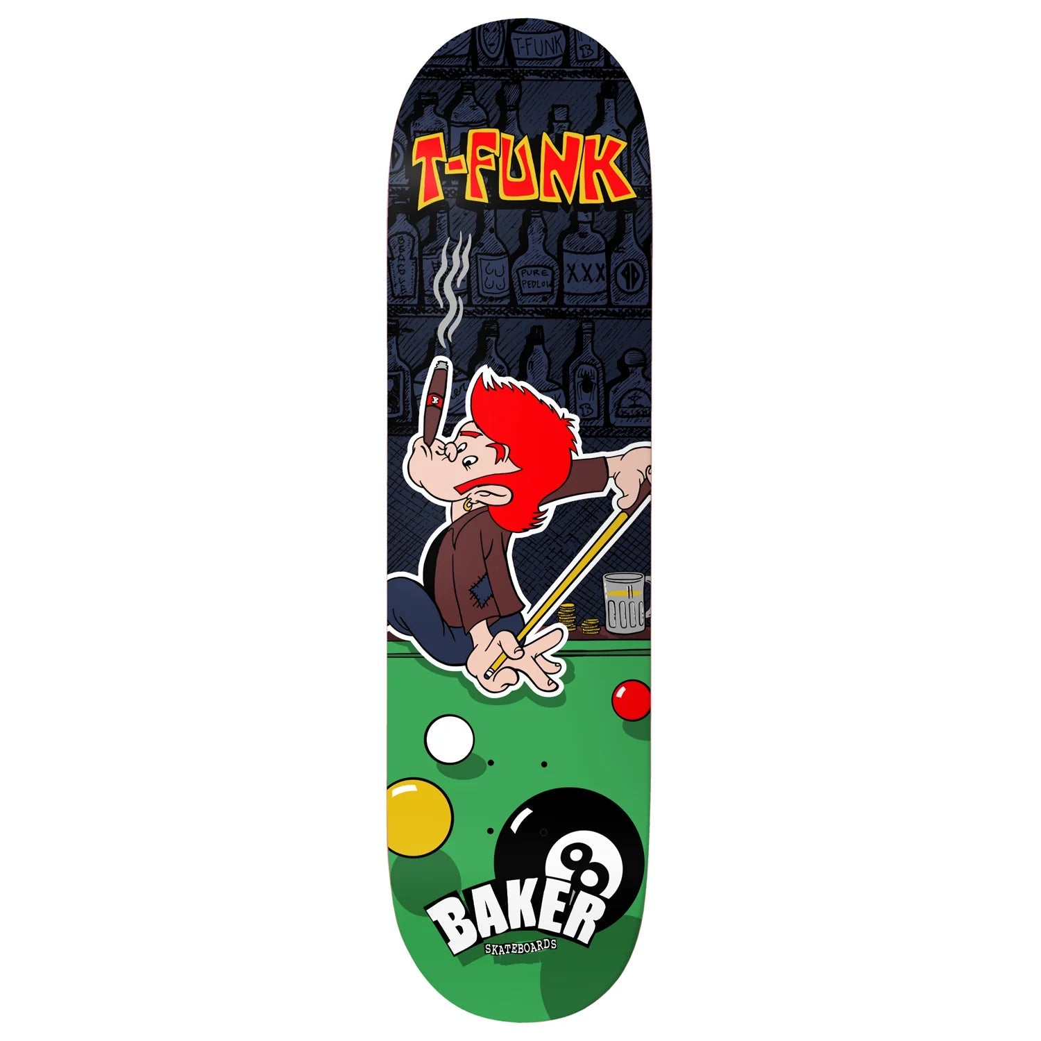 Baker T-Funk Pleasure Island Deck - 8.5 - Switch Skate & Snow