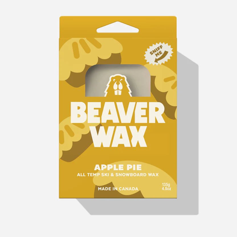 Beaver Wax - All Temp Scented Snow Wax - 135g - Apple Pie - Switch Skate & Snow