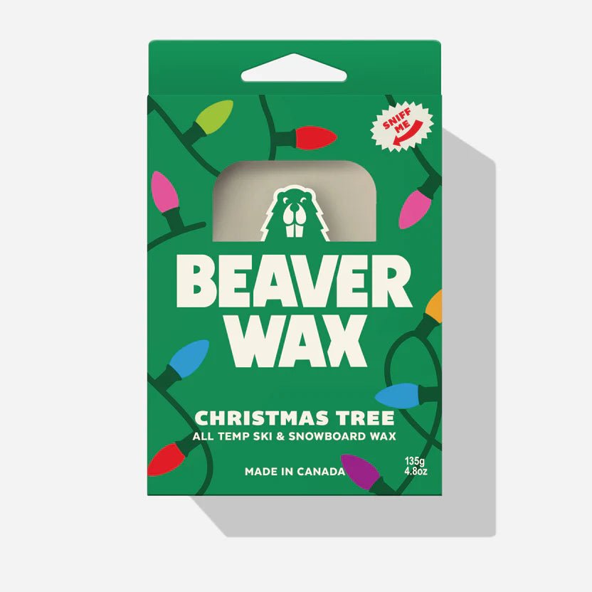 Beaver Wax - All Temp Scented Snow Wax - 135g - Christmas Tree - Switch Skate & Snow